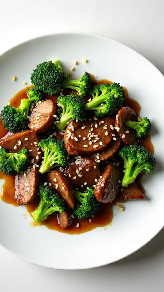 beef and broccoli dish