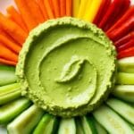 creamy avocado veggie dip