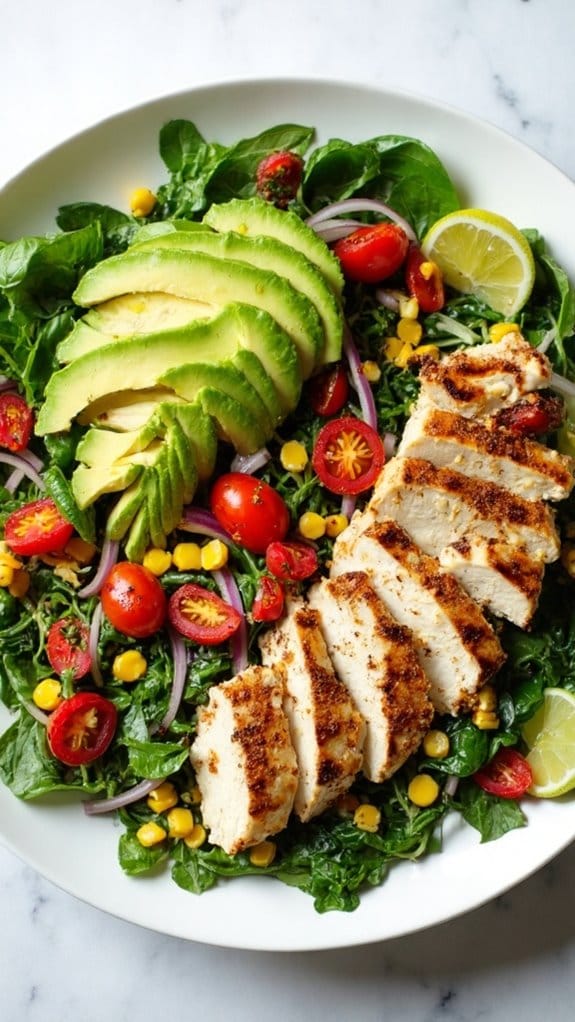 Grilled Chicken and Avocado Bowl