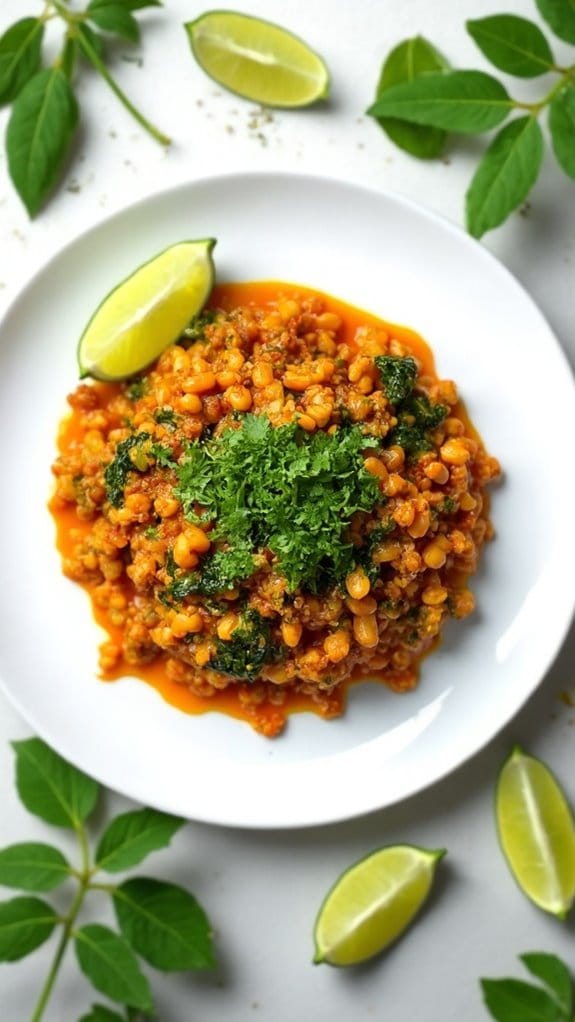 Lentil and Spinach Curry