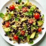 nutritious quinoa black bean salad