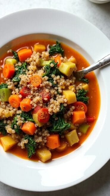 nutritious quinoa vegetable stew
