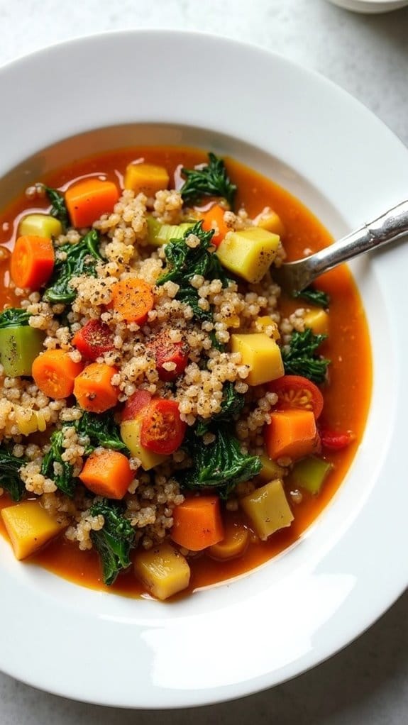 nutritious quinoa vegetable stew