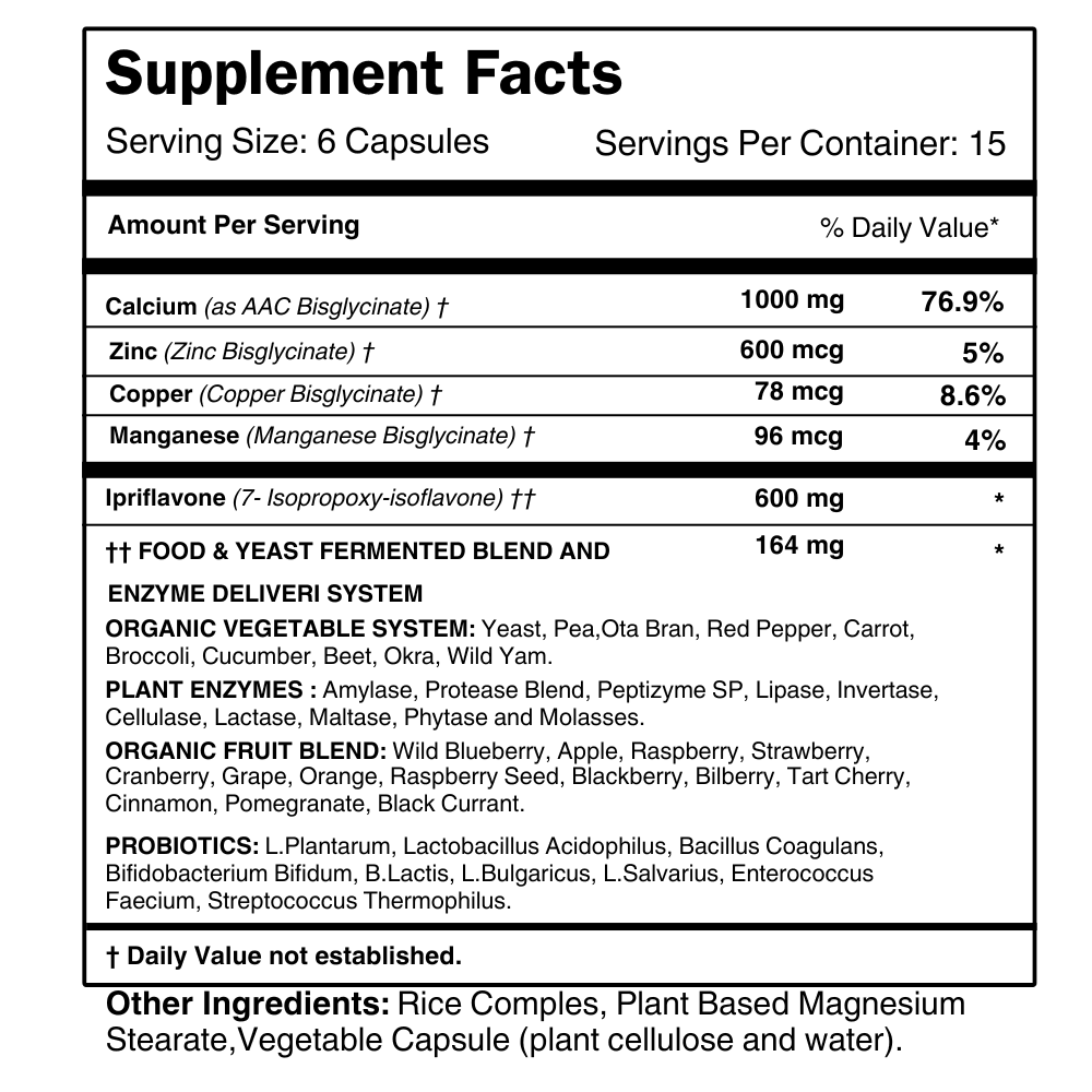 DENSITY - Provides Key Minerals For Strong Bones. - Image 2